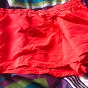Neon running shorts